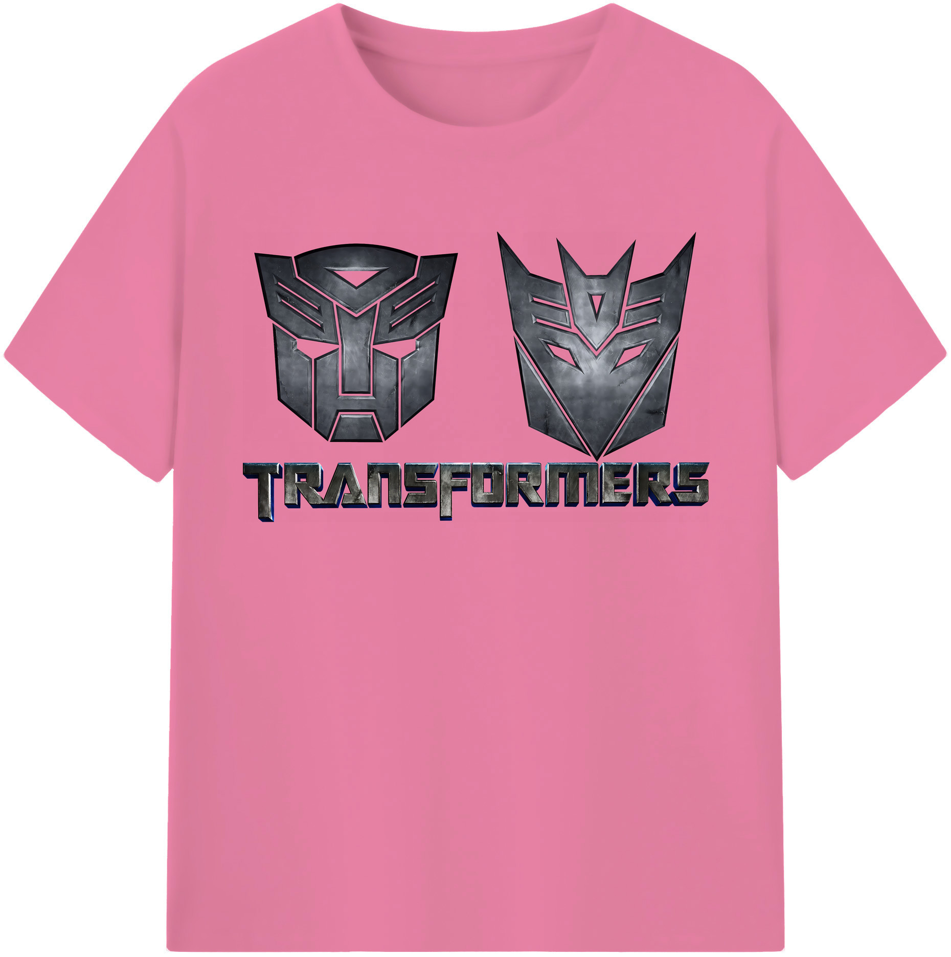 （画像用） Transformers トランスフォーマー 綿100％半袖Tシャツ（フロントプリント）